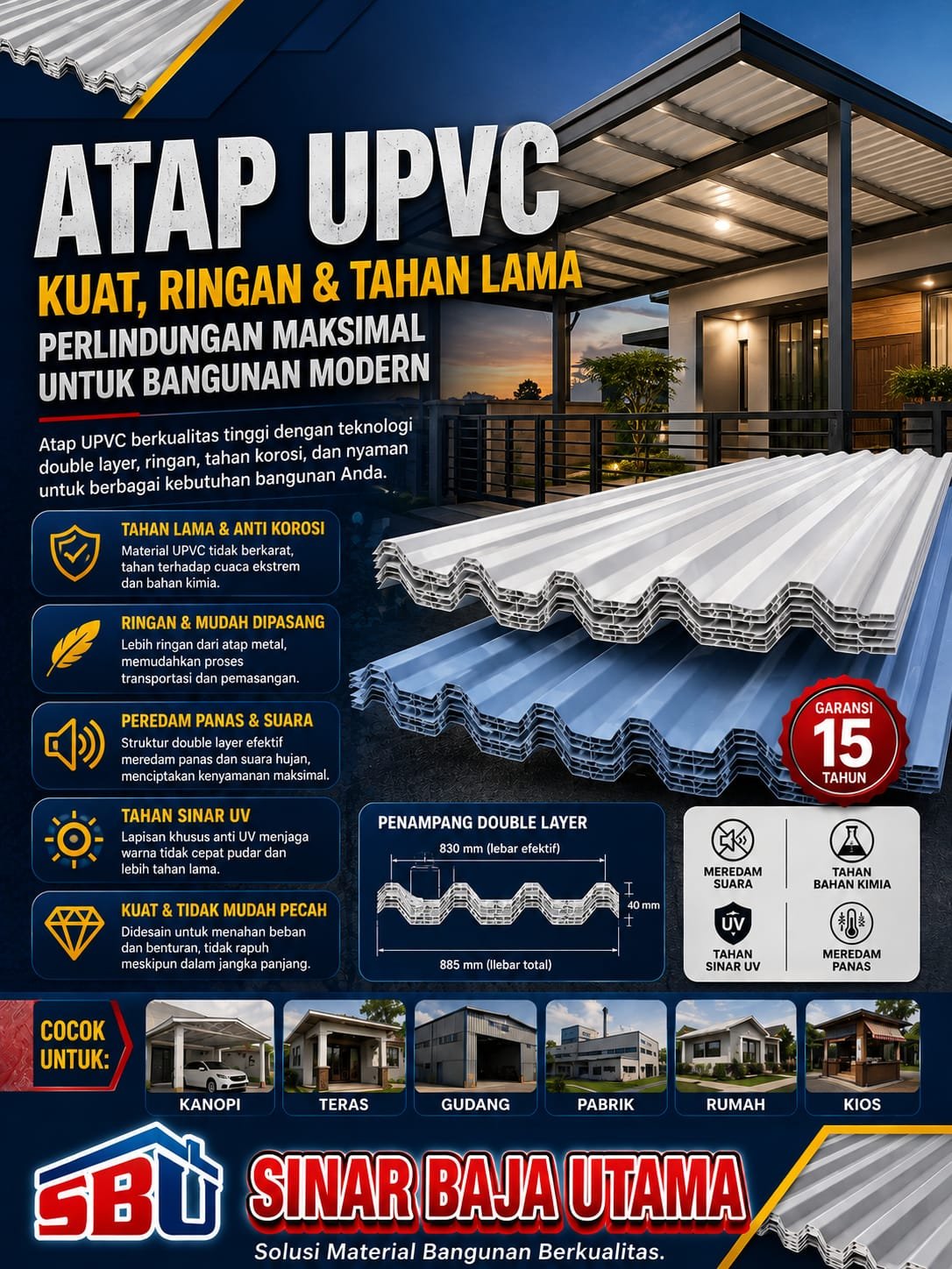 Atap UPVC